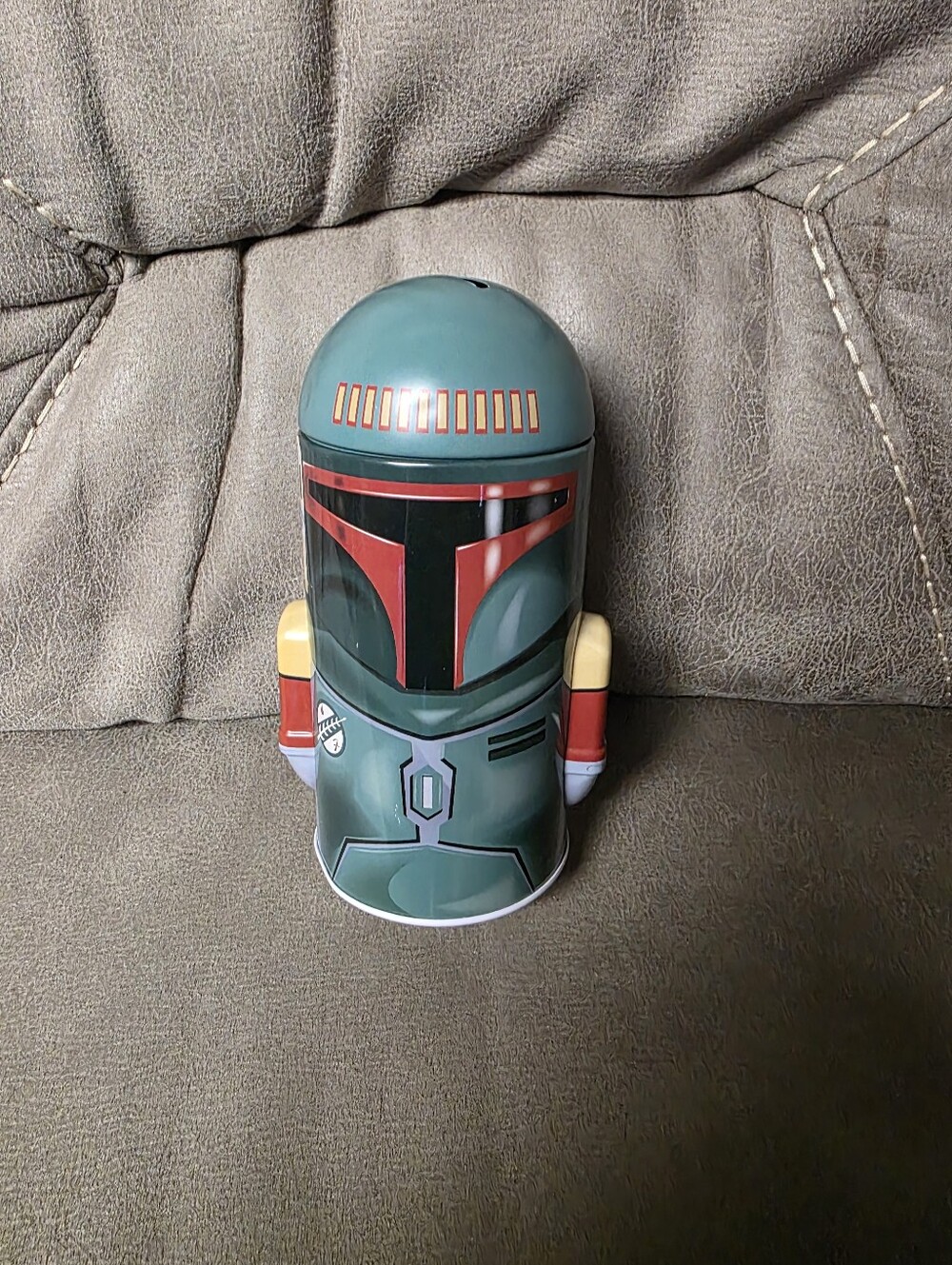 Star Wars Boba Fett Shaped Tin Coin Bank